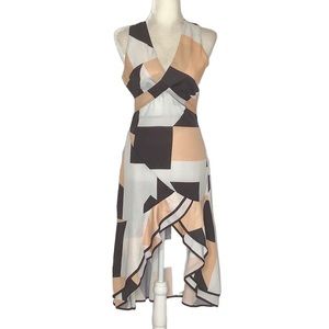 Chic Me Abstract Dress Size S NWOT
